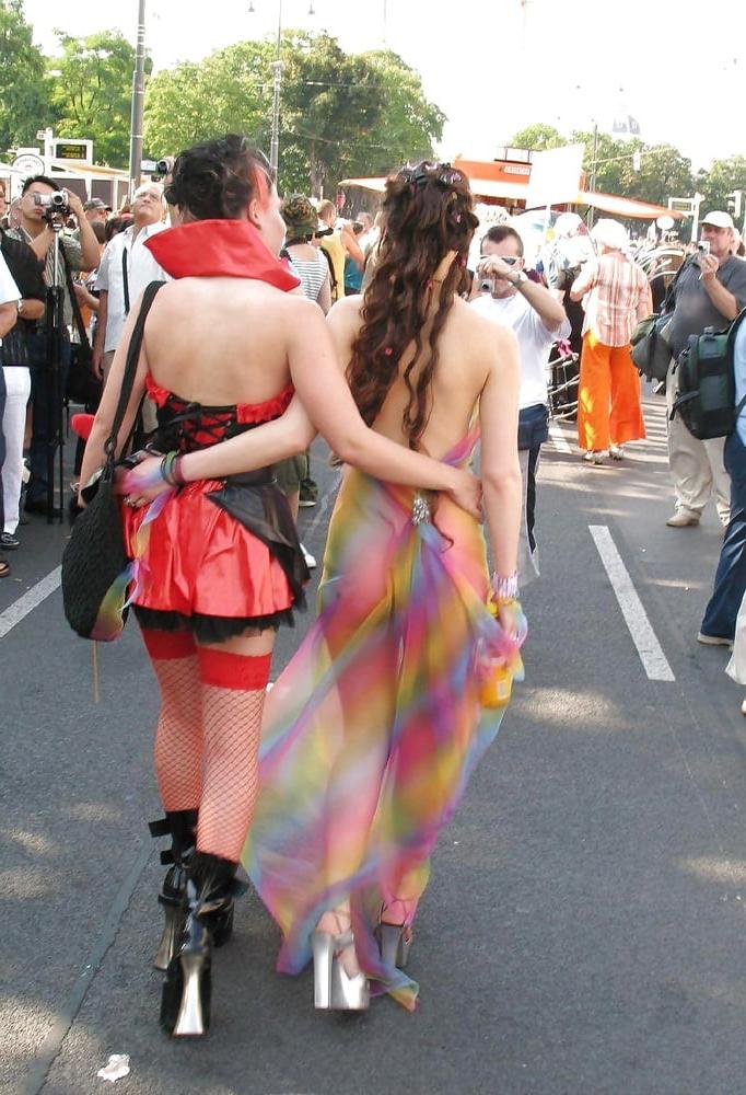 11P Shaved girl public with see through dress