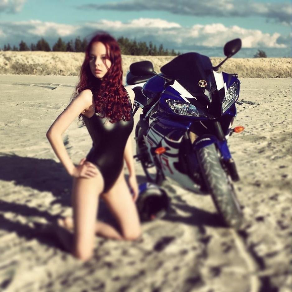 25P DHM - Swimsuit &amp; Motorcycle