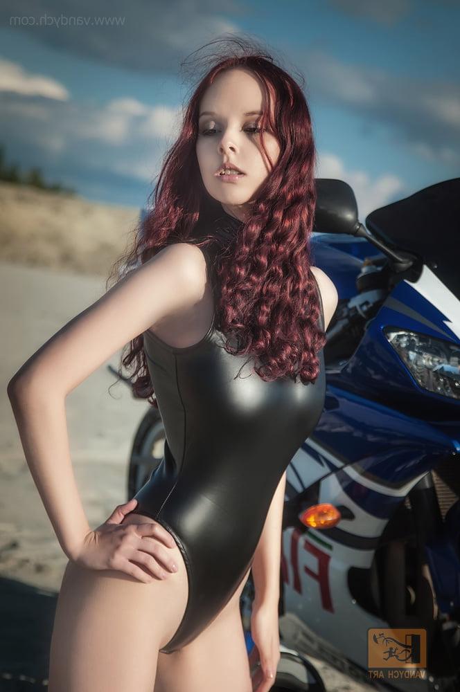25P DHM - Swimsuit &amp; Motorcycle