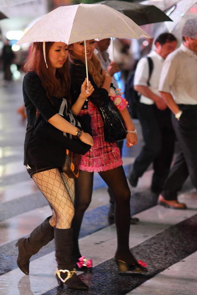 25P Street Pantyhose - Real Life Asian Cunts in Tights