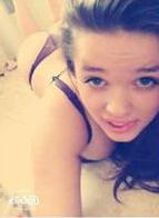 25P Busty teen in her mums underwear