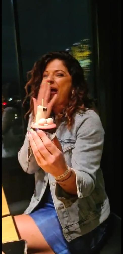 10P Lilly Stefanova blowjob lessons on a sweet dick cake