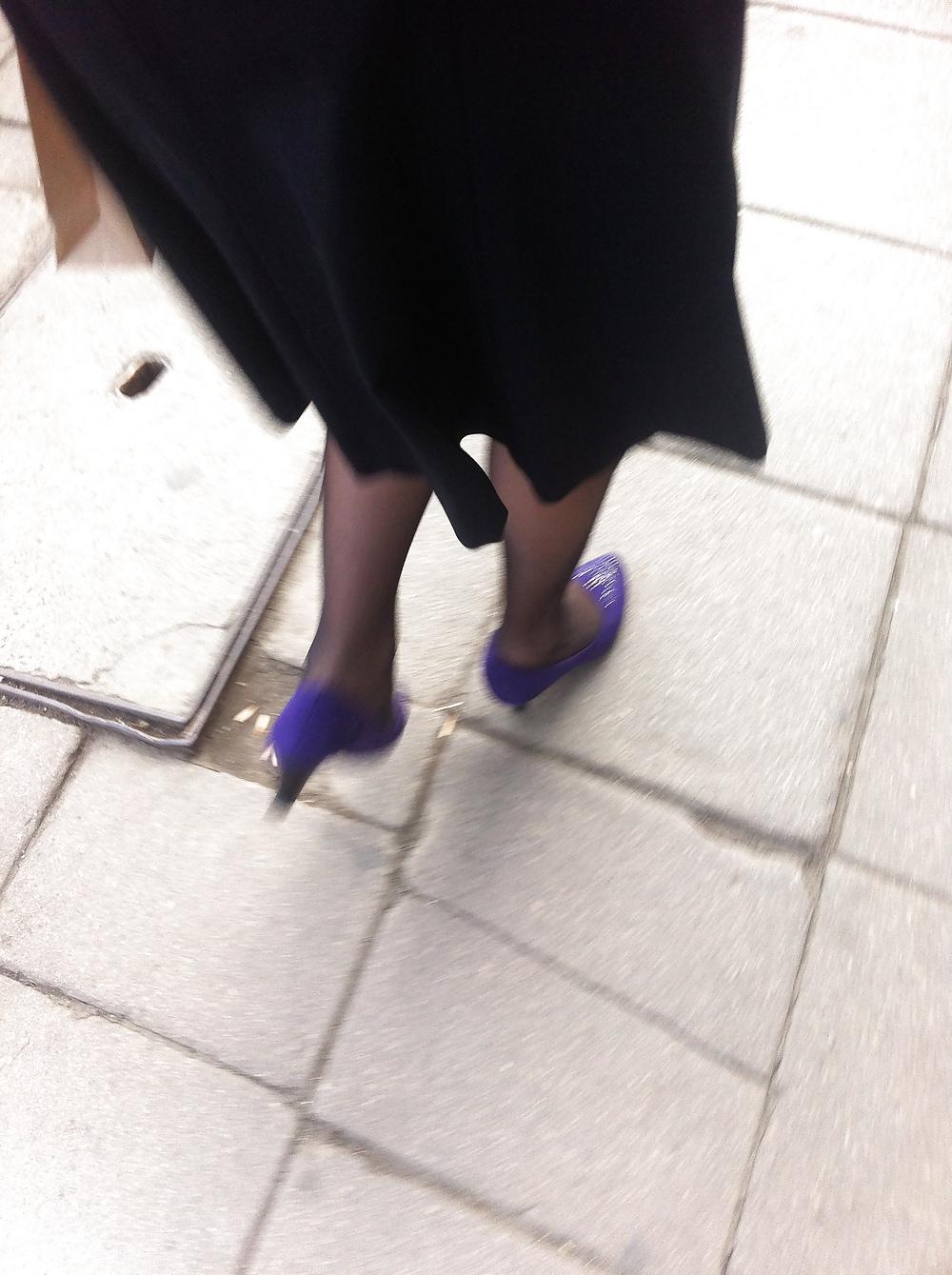 11P Great street blue shoes