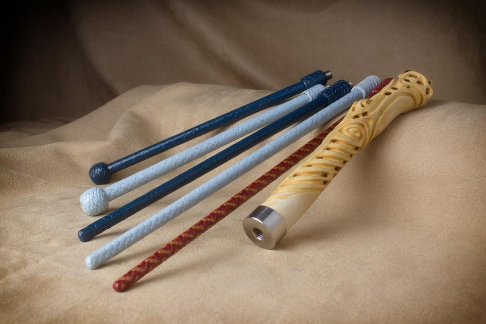 21P Changeable canes set with Acacia