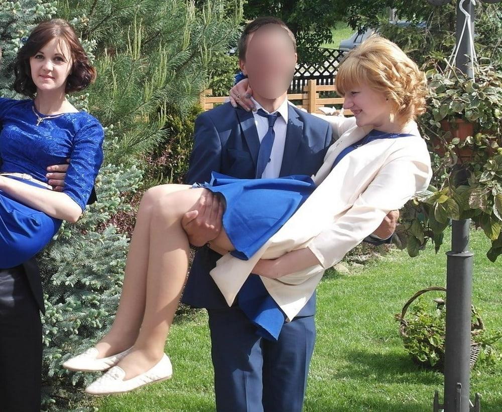 14P Russian Bridesmaids in Pantyhose