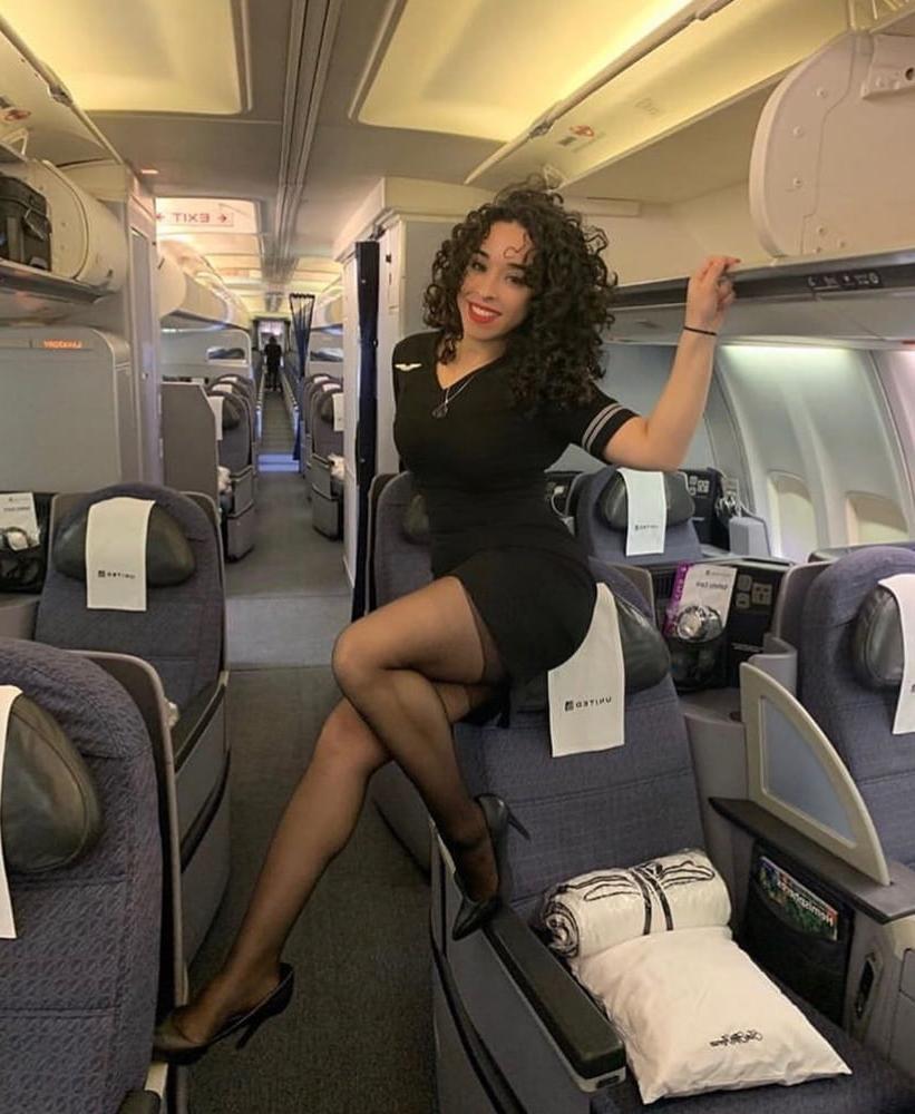 25P stewardess ooppss tights pantyhose
