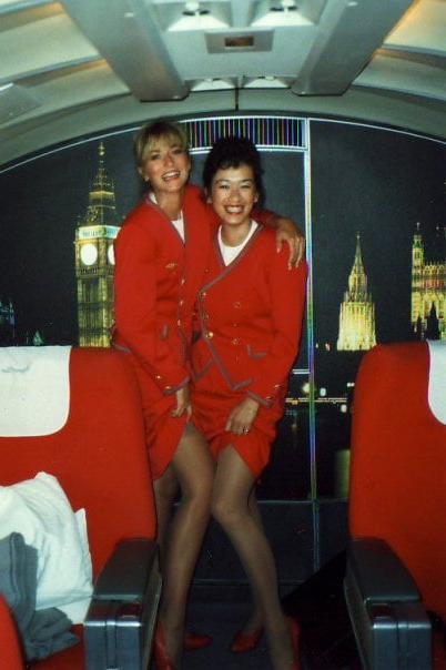 25P stewardess ooppss tights pantyhose