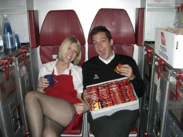 25P stewardess ooppss tights pantyhose