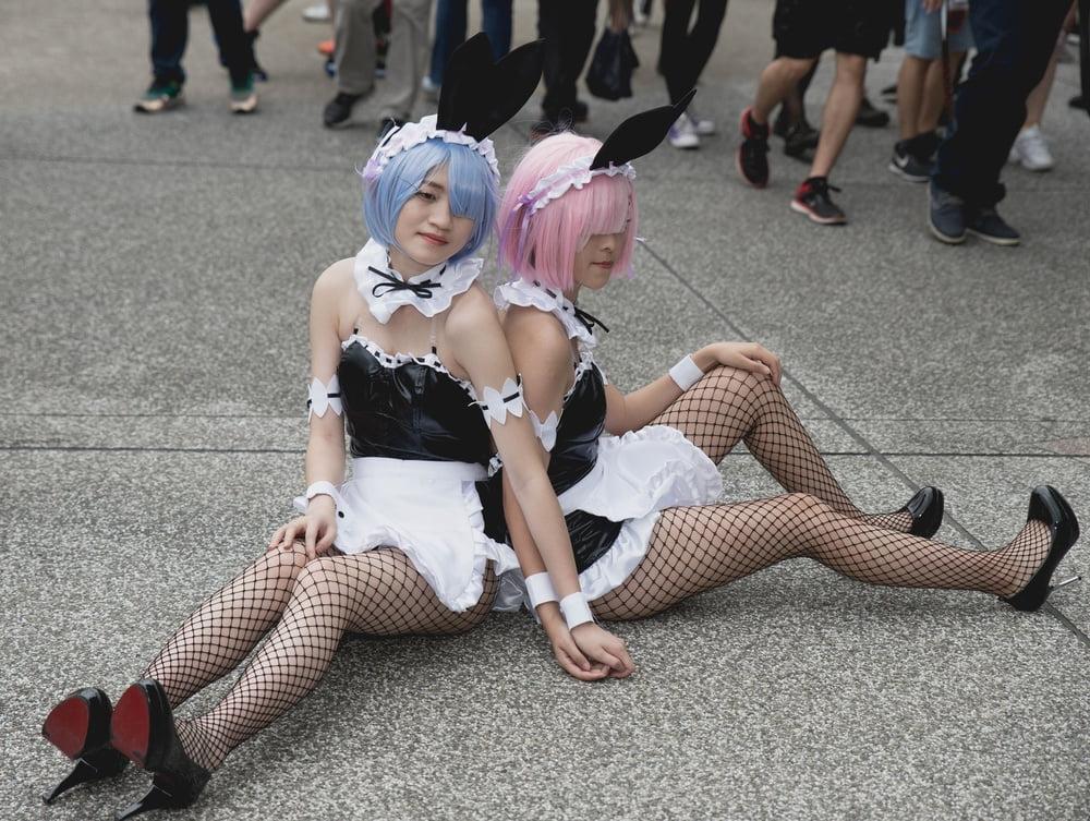 18P Cosplay Cunt in Pantyhose, Stockings and Socks