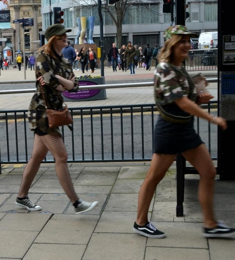 25P Street Pantyhose - UK Hen Party Slags