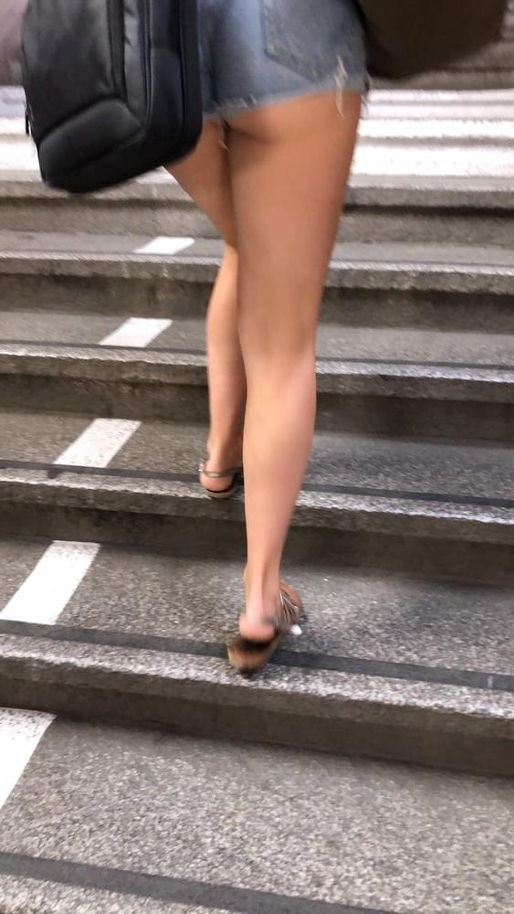 6P Little slut at the train station this morning