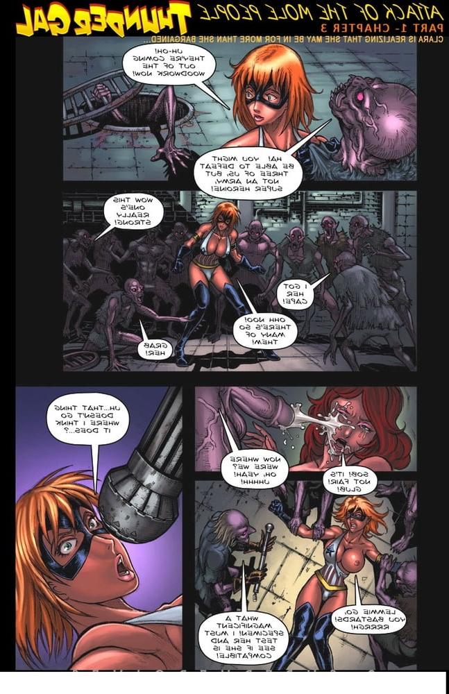 24P Thunder Gal - Mole people Pt1