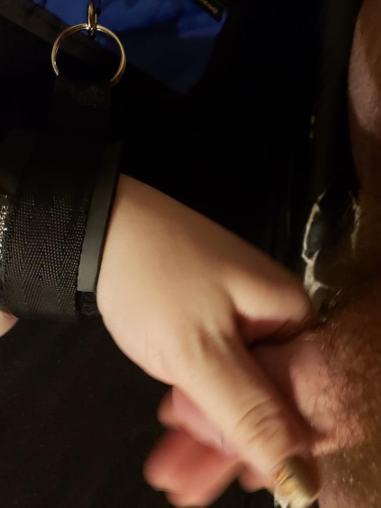 25P tied and used on the bed pt2