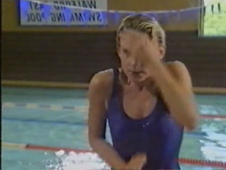 25P Michelle Collins Eastenders, swimsuit, Low Quality