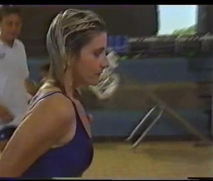25P Michelle Collins Eastenders, swimsuit, Low Quality