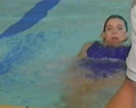 25P Michelle Collins Eastenders, swimsuit, Low Quality