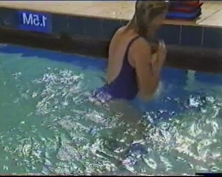 25P Michelle Collins Eastenders, swimsuit, Low Quality