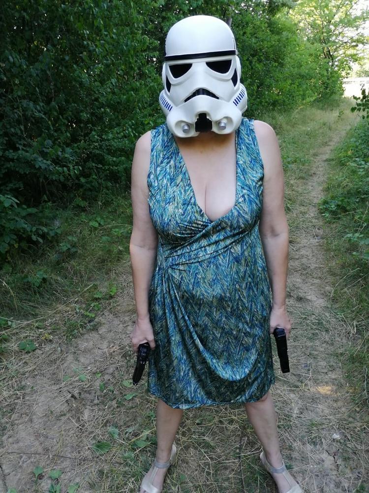 25P Lara Croft or the redhead stormtrooper cosplay Star Wars