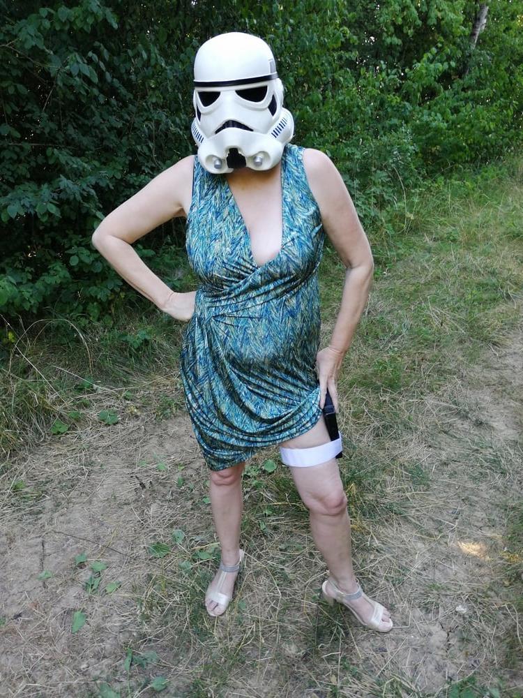 25P Lara Croft or the redhead stormtrooper cosplay Star Wars