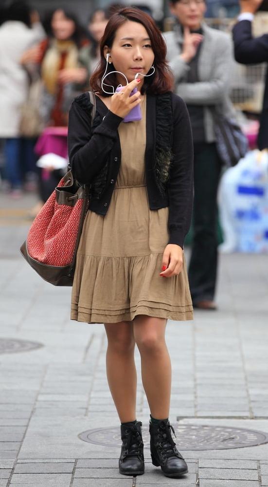 25P Street Pantyhose - Real Life Asian Cunts