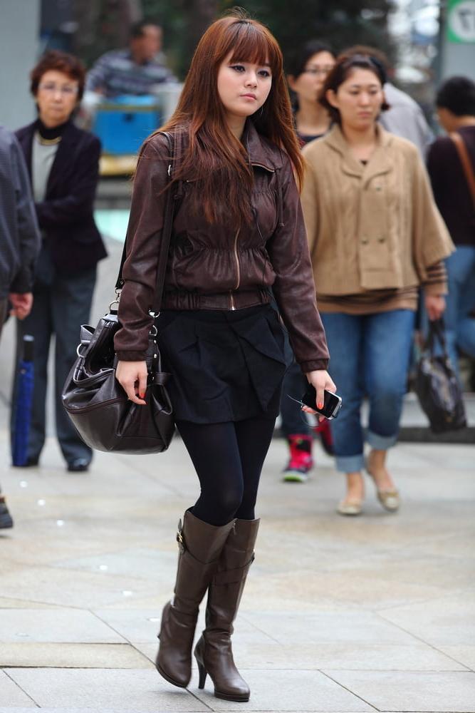 25P Street Pantyhose - Real Life Asian Cunts