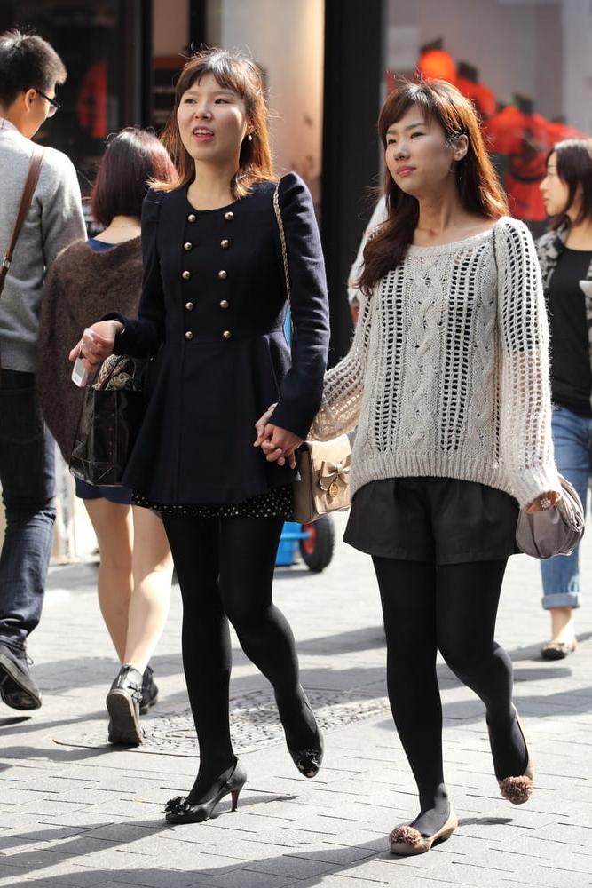 25P Street Pantyhose - Real Life Asian Cunts
