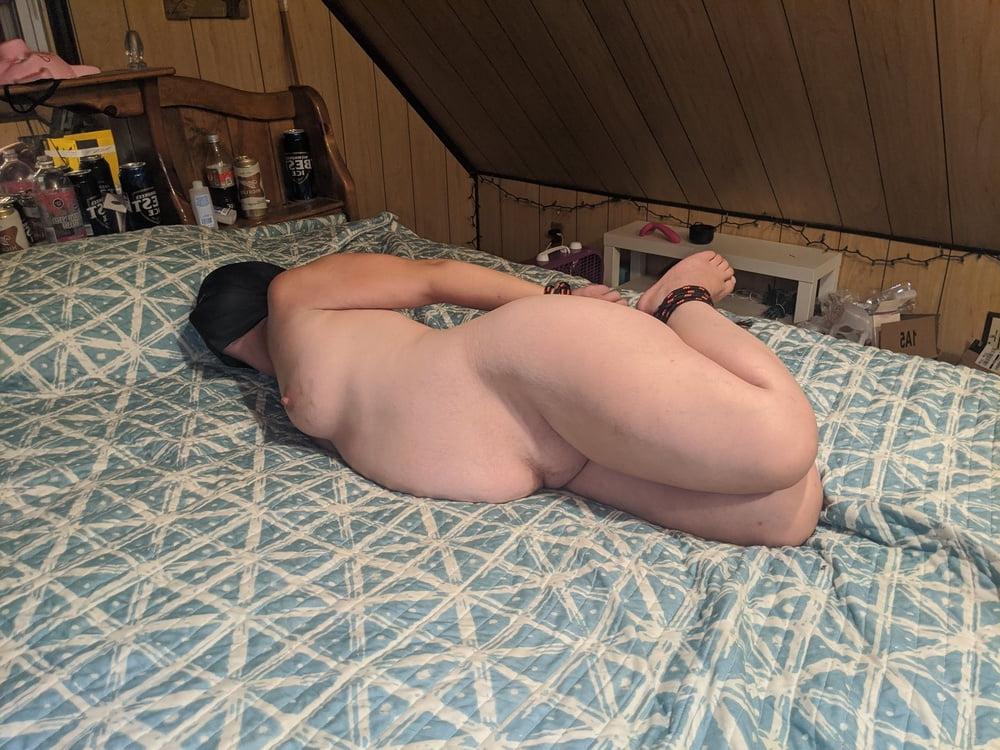 17P Hogtied hooded and helpless
