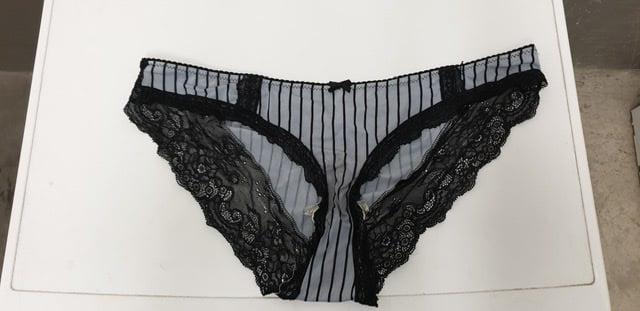 25P My sis dirty and used slips panties strings - Schwester slip