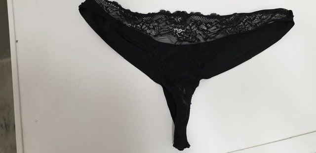 25P My sis dirty and used slips panties strings - Schwester slip