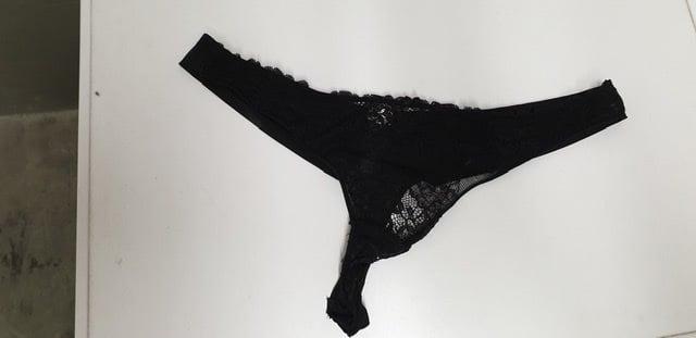 25P My sis dirty and used slips panties strings - Schwester slip