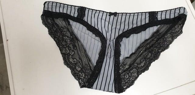 25P My sis dirty and used slips panties strings - Schwester slip