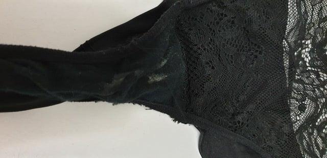 25P My sis dirty and used slips panties strings - Schwester slip