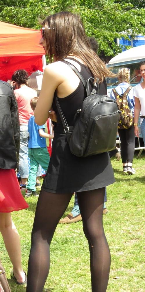25P Street Pantyhose - BritTrash in Tights