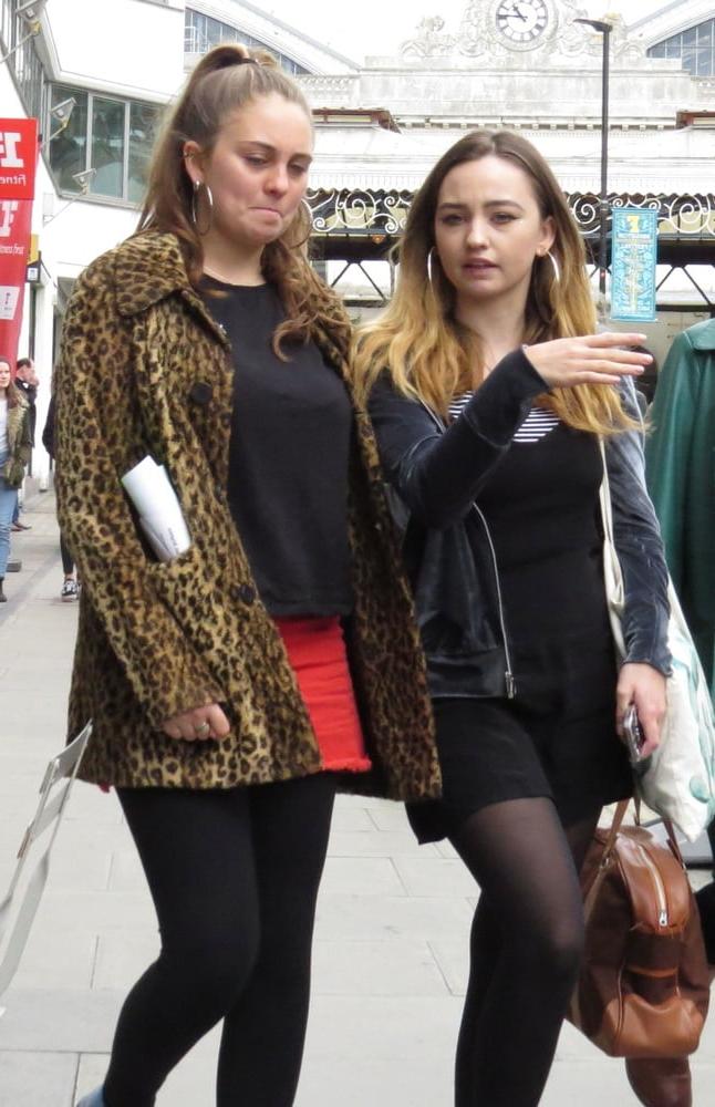 25P Street Pantyhose - BritTrash in Tights