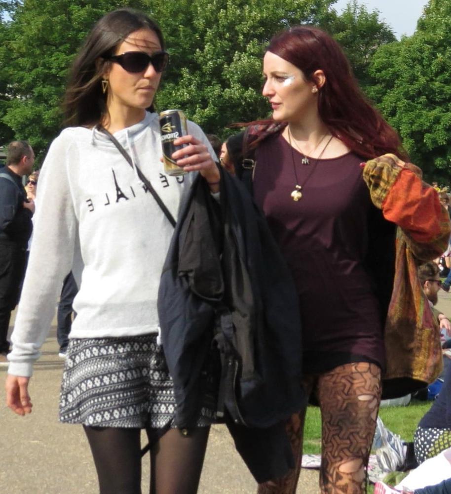 25P Street Pantyhose - BritTrash in Tights