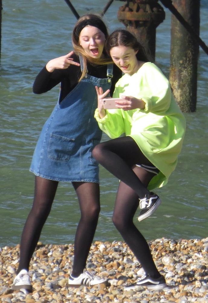 25P Street Pantyhose - BritTrash in Tights