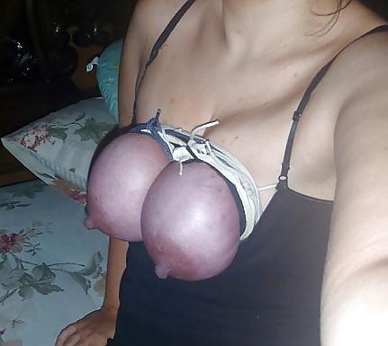 4P Cindy's Tits Bound and Blue