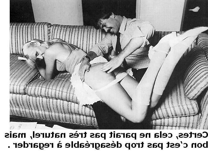12P French captions about spankable , shorts , spanking