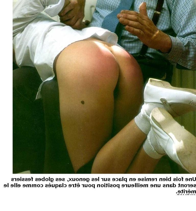 12P French captions about spankable , shorts , spanking