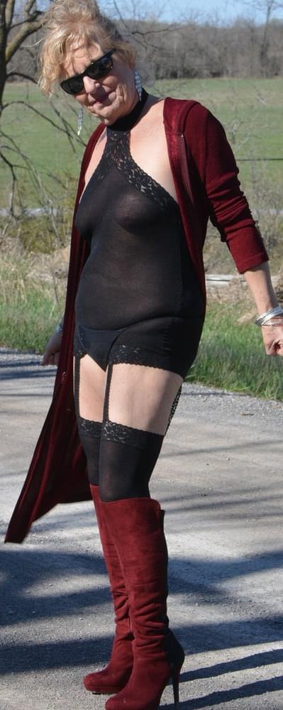 18P Sheer Black One Piece Dress #10