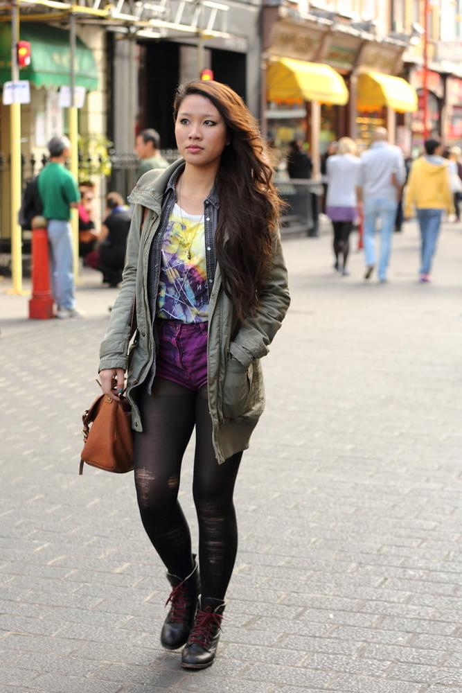 25P Street Pantyhose - Real Life Asian Cunts-Next-Door