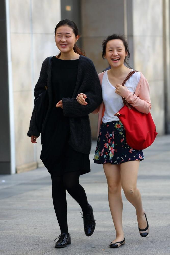 25P Street Pantyhose - Real Life Asian Cunts-Next-Door