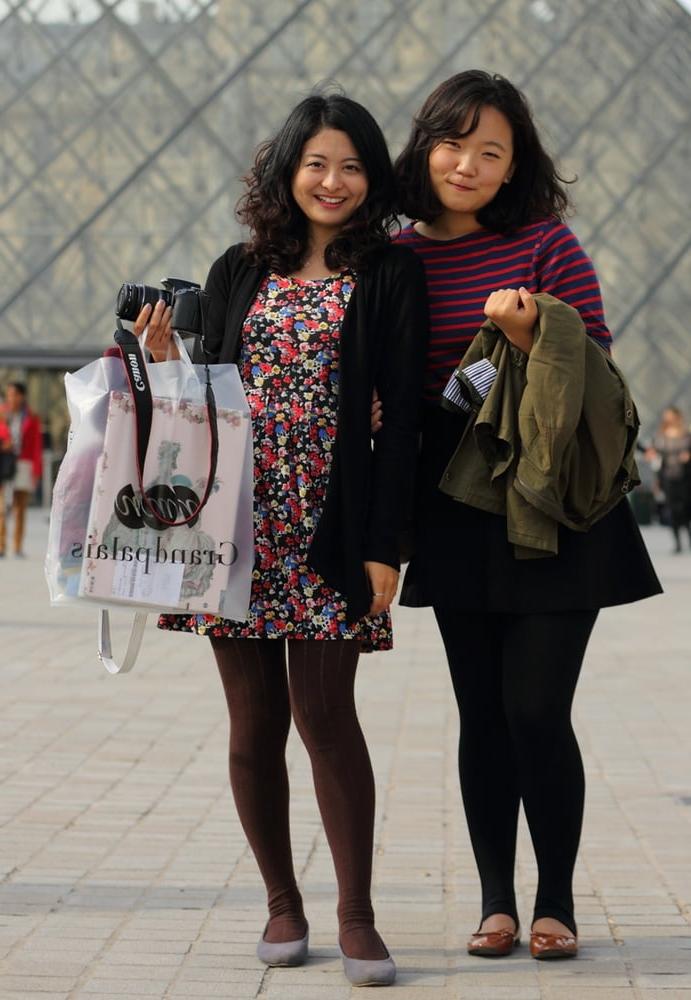 25P Street Pantyhose - Real Life Asian Cunts-Next-Door