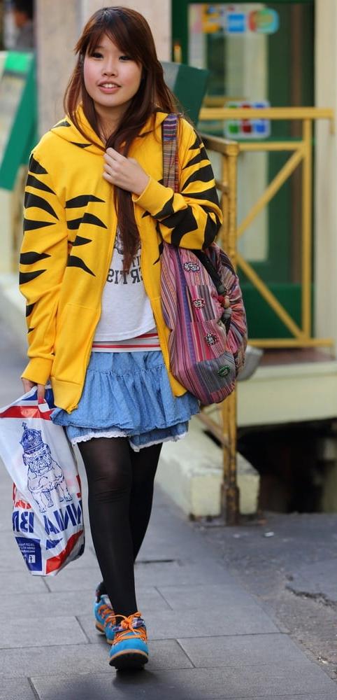25P Street Pantyhose - Real Life Asian Cunts-Next-Door
