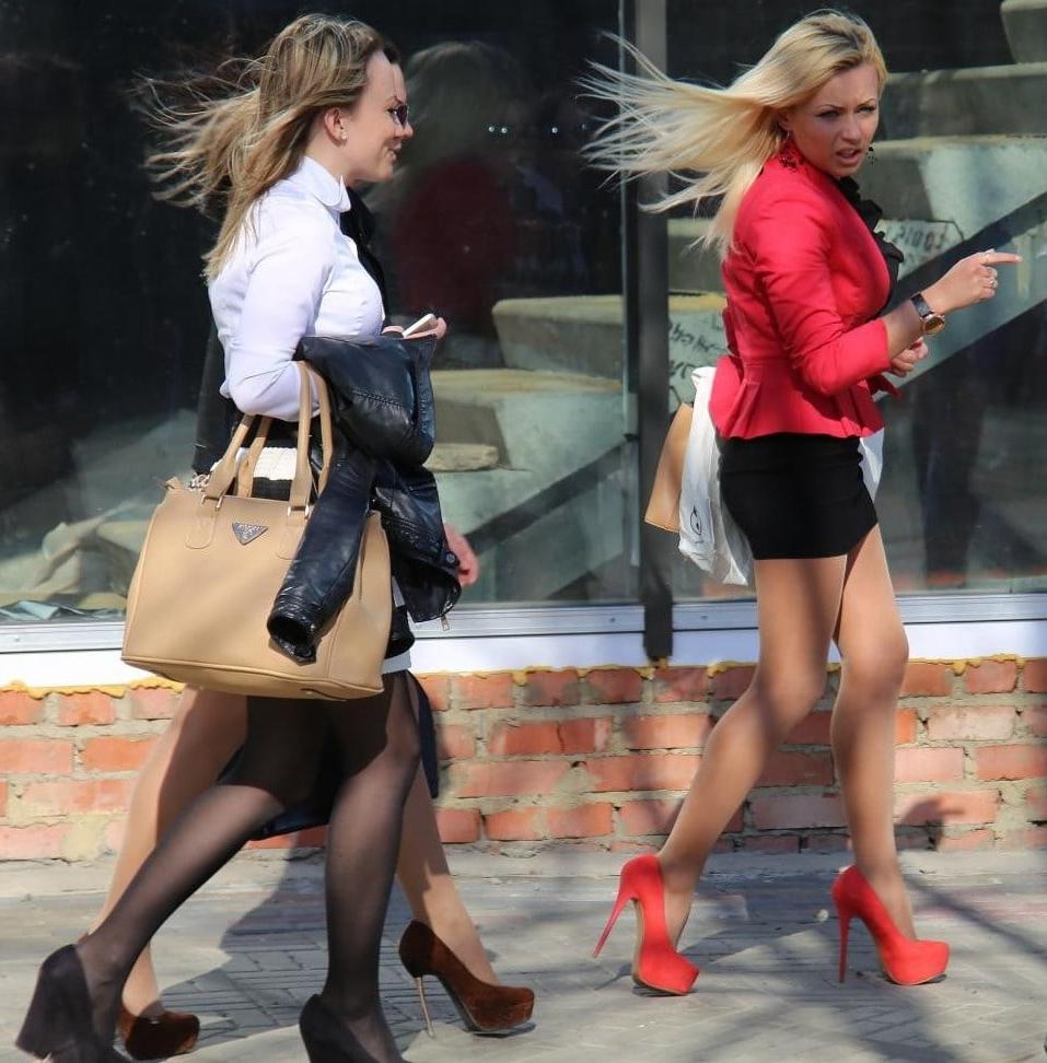 7P Street Pantyhose - Red Jacket Russian Slag