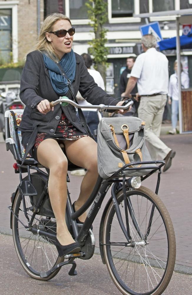 25P Street Pantyhose - Pantyhosed Cunts on Bikes Part 1