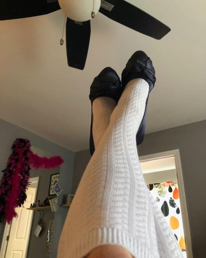 13P Socks and heels are the best