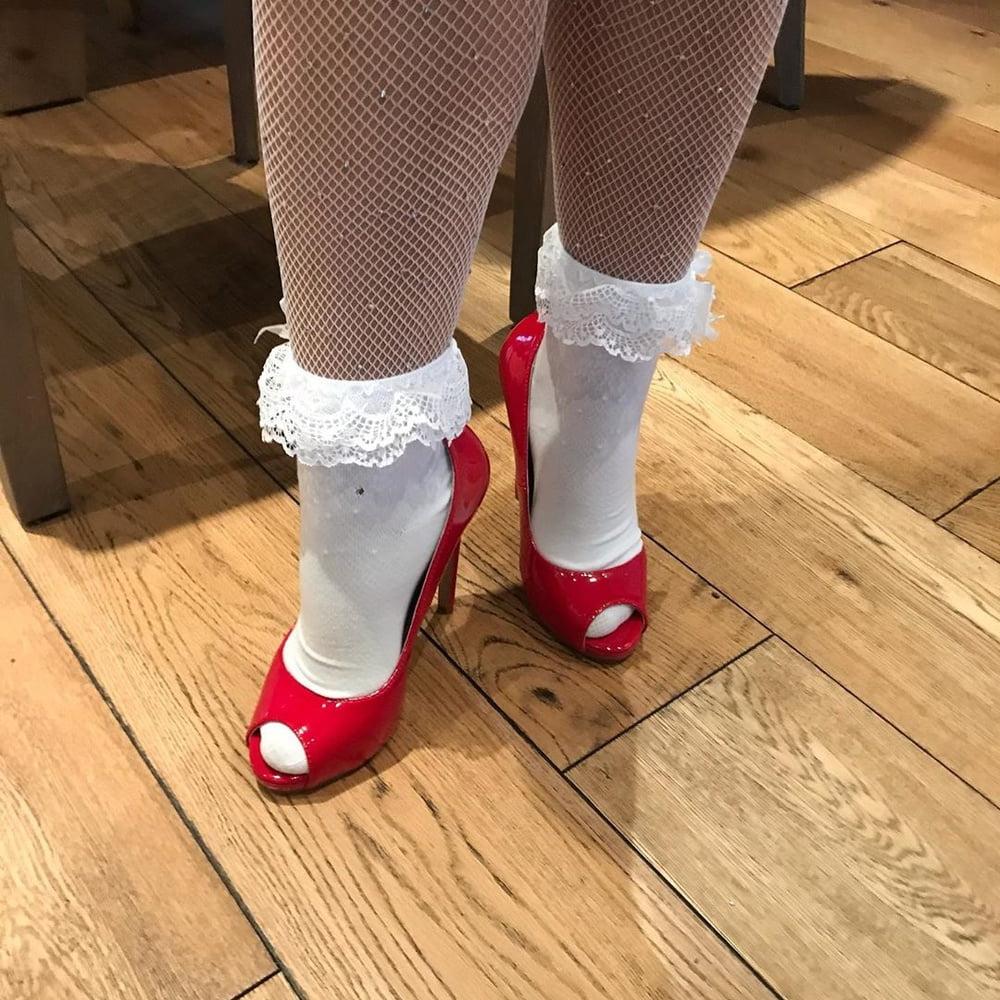 13P Socks and heels are the best