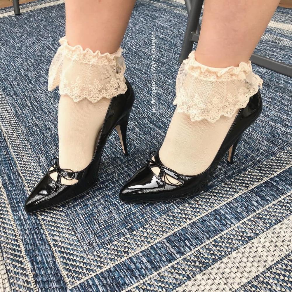 13P Socks and heels are the best