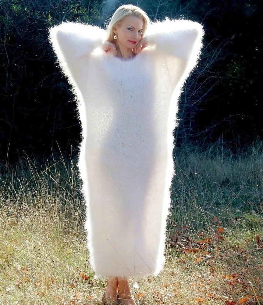 25P Tanya - long mohair sweater dress